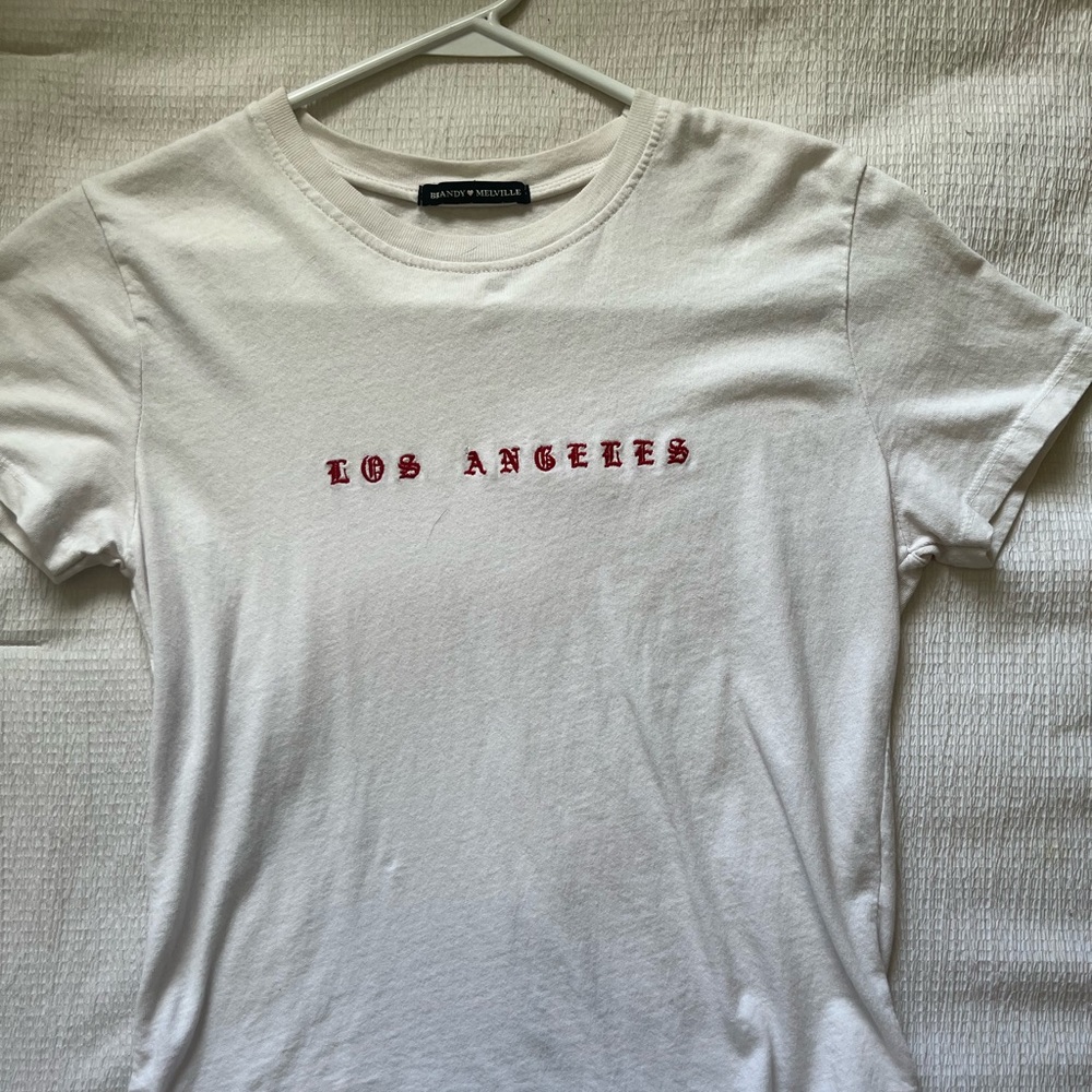 White Brandy Melville T-Shirt